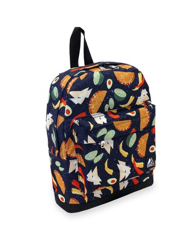 Everest Junior Pattern Backpack, Tacos, One Size