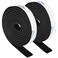 Felt Strips with Adhesive Backing, Felt Tape with Adhesive Backing, Felt Furniture Strips 2 Pack Roll 1/2x 60 Inches Black, Felt Strips for Furniture