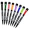 Magnetic Dry Erase Markers, (8 Pack) Dealkits Low Odor White Board Markers Whiteboard Markers with Erasers for Kids Teacher Supplies for Classroom Work on White Board, Calender, Fine Tip Point