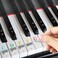 Piano Stickers Keyboard Key Note: Removable Piano Keyboard Note Labels - Piano Keyboard Note Stickers for Beginners
