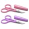 PAFASON 4" Stainless Steel Detail Craft Scissors Set with Straight Precise Tips &amp; Safety Cap &amp; TSA Complied Ideal for Scrapbooking, Paper Yarn Thread Fabric Cutting Sewing Quilting Embroidery Knitting