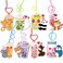WOONOO 32 Pack Valentines Day Cards for kids School Crazy Straws, Cute Kids Valentines Cards for Classroom School Exchange Gifts, Fun Valentines Gifts for Kids Party Favors Game Prizes