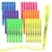 Highlighter - 36 pack color highlighter, color transparent visible fluorescent pen shell, wide chisel point mark, fluorescent pen, school, office