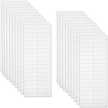 720 Pieces Blank Tab and Inserts Hanging File Inserts Paper Tab Inserts (5.2 x 1.5 cm/ 2 x 0.6 Inch)
