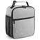 Lunch Bag for Men/Women, Reusable Lunchbox for Adult, Small Insulated Lunch box, Lunch Tote Bag for Office, Work, Picnic - Grey