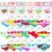 Holydeck Valentines Day Gifts for Kids,24 Pack Valentines Cards for Kids Classroom with Heart Pop Fidget Toys,Valentines Exchange Gifts for Kids Classroom,Valentines Party Favors Classroom Prizes