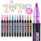 ZSCM Super Squiggles Outline Metallic Marker Pens, Valentines Day Gifts for Classroom, Double Line Glitter Marker, Class Gifts Exchange, Stuffers Class Prizes, Valentine Party Favor Art Crafts