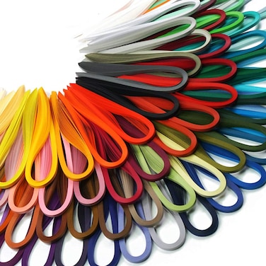JUYA Paper Quilling Set by Tant 72 colors and 72 packs, paper width 3mm (0.12 in.)