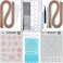 JUYA Quilling Paper and Tools Classic Set QK10 (Blue, No Glue)