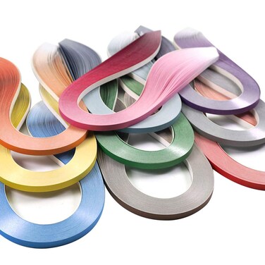 JUYA Paper Quilling Gradient Series Set 10 Colors QP388 (10 Packs Individual, Width: 3mm)