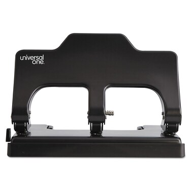 UNV74325 - 30-Sheet Three-Hole Power Assist Punch