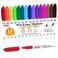 Shuttle Art Wet Erase Markers, 15 Colors 1mm Fine Tip Smudge-Free Markers, Use on Laminated Calendars,Overhead Projectors,Schedules,Whiteboards,Transparencies,Glass,Wipe with Water