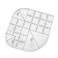 Tujuna Curved Corner Cutter Quilt Ruler   Acrylic Sewing Patchwork Ruler Quilting Templates   DIY Sewing Supplies Sewing Template Patchwork Tool   Curved Corner Cutter Ruler