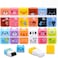 Sooez 12 Pack Pencil Erasers, Cute Erasers Pencil Eraser with Clean up Roller Pencil Eraser Shaving Roller Case Erasers for Party Favors Gift Supplies