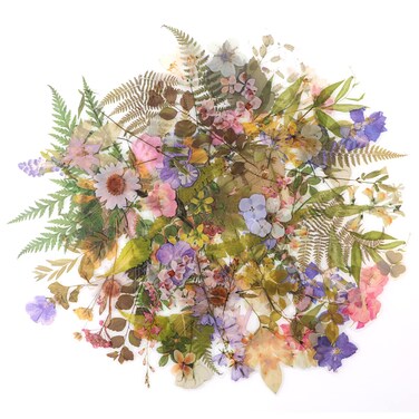 RisyPisy 160pcs Scrapbooks Natural Stickers, Floral and Plant Sticker for DIY Craft, Planners, Journal, Notebook, Laptop, Cell Phone, Calendars, Wedding