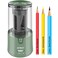 AFMAT Electric Pencil Sharpener, Auto Stop, Super Sharp &amp; Fast, Electric Pencil Sharpener Plug in for 6-12mm No.2/Colored Pencils/Office/Home-Green