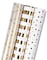 MAYPLUSS Birthday Wrapping Paper Roll - Mini Roll - 17 inch x 120 inch Per roll - White &amp; Gold Foil Design (42.3 sq.ft.ttl)