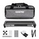 Ghost Fire Guitar Pedal Board Aluminum Alloy 1.08lb Effect Pedalboard 13.7''x5.5''x1.9" with Carry Bag,V series (V-BABY 1)