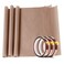3 Pack PTFE Teflon Sheet 12 x 16" and 3 Rolls 10mm X 33m Heat Resistant Sublimation Thermal Tape for Heat Press Transfer,Non Stick Paper Reusable Craft Mat,Protects Iron,for Machines