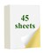 45 Sheets of Sticker Paper-White Matte Printable Sticker Paper for Inkjet Printer, Sticker Printer Paper Full Sheet Labels,for Laser/Inkjet Printers,Letter Size (8.5&quot; x 11&quot;)
