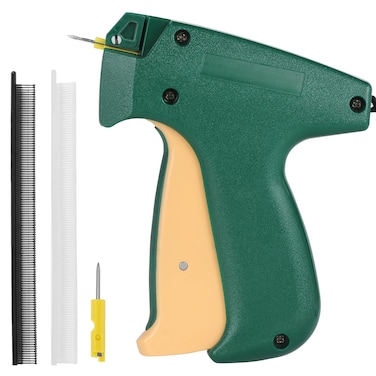 Fine Stitch, Mini Stitch Gun for Clothes,Stitch Quick Clothing Fixer Sewing Quilting Hemming Quick Stitch Tagginn Gun Kits with 2 Needles, 2000 Black &amp; 2000 White 4.4mm Fastener