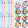 JOYIN 32 Pcs Valentines Day Gift Cards with Mini Bubble Maker Wands for Kids, Valentine Party Favor Toys, Valentine's Day Kids Classroom Exchange Prizes, Bubble Wands with Cards, Photo Prop Decor