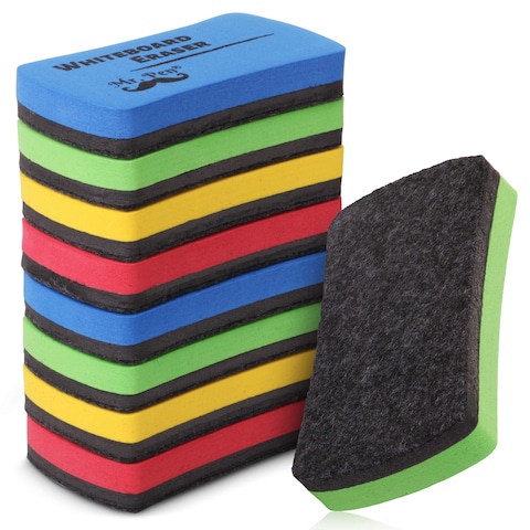 Mr. Pen- Magnetic Dry Erase Erasers, 8 Pack, Assorted Colors, Whiteboard Eraser, Dry Eraser, White Board Erasers Dry Erase, Dry Erase Board Eraser, Magnetic Whiteboard Eraser, Magnetic Dry Eraser