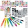 Mr. Pen- Bible Journaling Kit with Bible Highlighters/Markers and Pens No Bleed, Bible Tabs, Bible Stencils, Bible Ruler, Bible Study Supplies, Christian Gifts