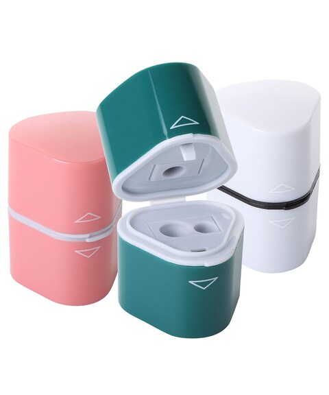 Mr. Pen- Pencil Sharpener for Colored Pencils, 3 Pack, 3 Hole, Pencil Sharpener Manual, Art, Jumbo, Artist, Colored Pencil Sharpener