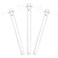 Mr. Pen- 12 Inches Plastic T Square, 3 Pack, T Square Ruler, T Square Transparent, T Ruler, Drafting T Square, T Ruler for Crafting, T Ruler Clear