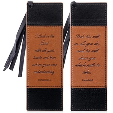Mr. Pen- Christian Bookmarks, 2 Pack, Faux Leather Bookmark, Bible Bookmarks, Religious Bookmarks, Bible Verse Bookmark, Leather Book Mark, Religious Book Mark, Christmas Gift