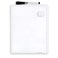 U Brands Contempo Magnetic Dry Erase Board, 8.5"x11", White Modern Frame, Includes Magnet and Marker