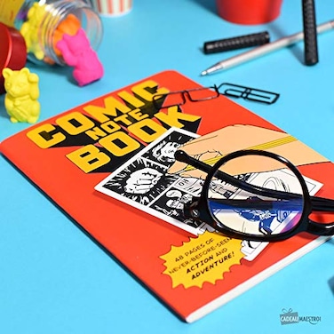 Comic Book Notebook - Filled With Blank Panels for Creating Your Own Comics - 7" x 4.75