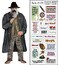 Claude Monet Quotable Notable - Greeting Card and Sticker Sheet - Envelope Included