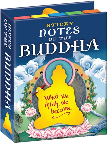 The Unemployed Philosophers Guild Sticky Notes of The Buddha - 3.25" by 4.25" Booklet with Self-Sticky Individual Notes Inside