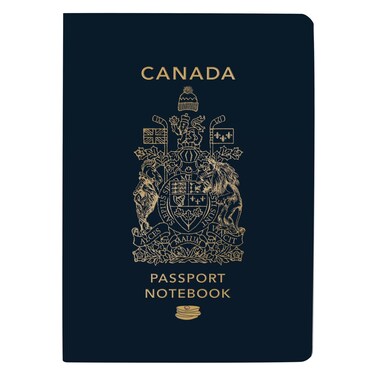 Canada Passport Mini Notebook - a Pocket Size Pad for Jotting Your Ideas on the Go