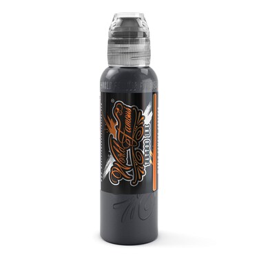World Famous Grey Tattoo Ink, Vegan and Professional Ink, Made in USA, Poch 4B Grey, 1 oz
