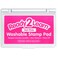 READY 2 LEARN Washable Stamp Pad - Hot Pink - Non-Toxic - Fade Resistant - Perfect for Scrapbooks, Posters and Cards