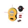 PREXISO Multi Surface Laser Level LED Light Vial, 30Ft Horizontal &amp; Vertical Line Laser with Wall Mount Base, 2 Pins, 10 Sticker, 2 AA Batteries for Hanging Frames &amp; Picture, Construction Wall Writing