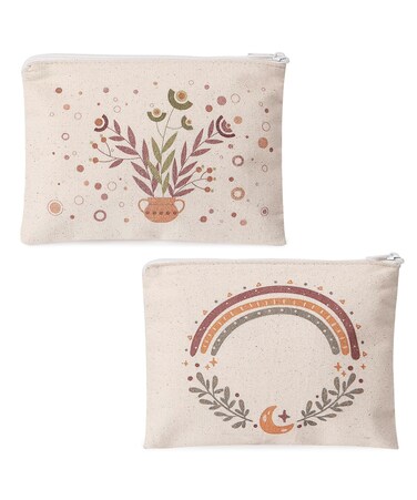 Mr. Pen- Pencil Case, 2 Pack, Boho Theme, Bible Pencil Pouch, Floral Pencil Bag, Pen Case, Pen Pouch, Pen Bag, Pencil Pouches, Pencil Bags, School Pencil Case, Christmas Gift