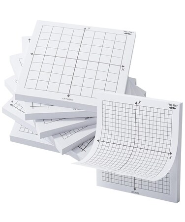 Mr. Pen- Graph Paper Sticky Notes, 6 Pads, 3x3 Inch, Graph Sticky Notes, Math Graph Paper, Graphing Sticky Notes, Grid Sticky Notes, Grid Notepad, Mini Graph Paper