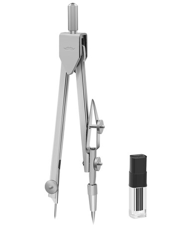 Mr. Pen- Compass for Geometry, Silver with Extra Leads, Metal Compass Drawing Compass, Geometry Compass, Math Compass, Compass Drawing, Drafting Compass, Drafting Tools