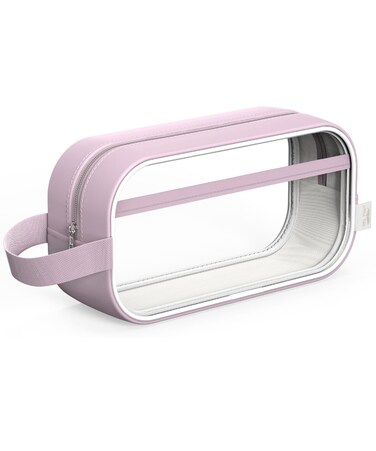 Mr. Pen- Clear Pencil Pouch, Pink, Clear Pencil Case, Pencil Bags, Clear Pouch, Pencil Case for Kids Pencil Case, Clear Makeup Pouch, Adults &amp; Kids Pencil Pouch, Pencil Cases, Clear Make Up Bag