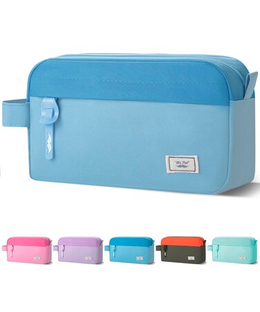 Mr. Pen- Large Capacity Pencil Case, Blue, Pencil Pouch, Pencil Bag, Pen Case, Pen Pouch, Pen Bag, Pencil Pouches, Pencil Bags, Blue Pencil Case, School Pencil Case, College Pencil Case