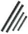 Mr. Pen- Stainless Steel Ruler, 4 pcs, 6", 8", 12", 14", Black, Imperial &amp; Metric Measurements, Metric Metal Ruler Set, mm Ruler, Metal Rulers, Small Metal Ruler Metal Straight Edge, Centimeter Ruler