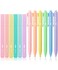 Mr. Pen- Aesthetic Highlighters and Gel Pens, 12 Pack, Pastel Color Bible Highlighters No Bleed, Colorful Ink Gel Pens Fine Point 0.7mm, Highlighter Pens, No Bleed Highlighters for Bibles, Gel Pens