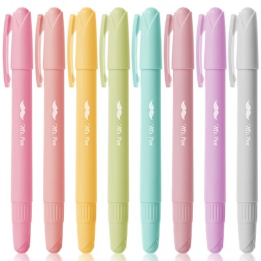 Mr. Pen- Gel Highlighter, 8 Pack, Pastel Colors, Bible Highlighters No Bleed, No Bleed Highlighters, Bible Highlighter, Bible Markers, Gel Highlighters for Bibles