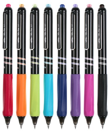 Mr. Pen- Retractable Gel Pens, 8 Pack, Vibrant Barrels, Fast Dry, Colorful Ink Gel Pens Fine Point 0.7mm, Retractable Pens, Cute Pens, Gel Ink Pens, Aesthetic Pens for Journaling Fine Tip Pens