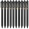 Mr. Pen- Retractable Gel Pens, 10 Pack, Black Ink Gel Pens, Black Barrels, Fast Dry, Gel Pens Fine Point 0.5mm, Retractable Pens, Cute Pens, Gel Ink Pens, Aesthetic Pens for Journaling Fine Tip Pens
