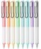 Mr. Pen- Retractable Gel Pens, 8 Pack, Black Ink Gel Pens, Pastel Barrels, Fast Dry, Gel Pens Fine Point 0.5mm, Retractable Pens, Cute Pens, Gel Ink Pens, Aesthetic Pens for Journaling Fine Tip Pens
